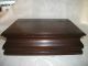 Vintage Wood Desk Top Stationary Box Hinged Lid Boxes photo 4