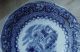 1891 - 1900s Blue Transfer Alhambra Castle Historic Scenery English Butter Pat Butter Pats photo 2