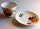 Fine Bone China Red & Yellow Floral Rose Teacup & Saucer Made By Merrie England Cups & Saucers photo 1
