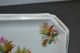 Antique Moss Rose China Tray 9 1/2 