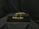 Antique Brass German Pointer Doorstop Metalware photo 2