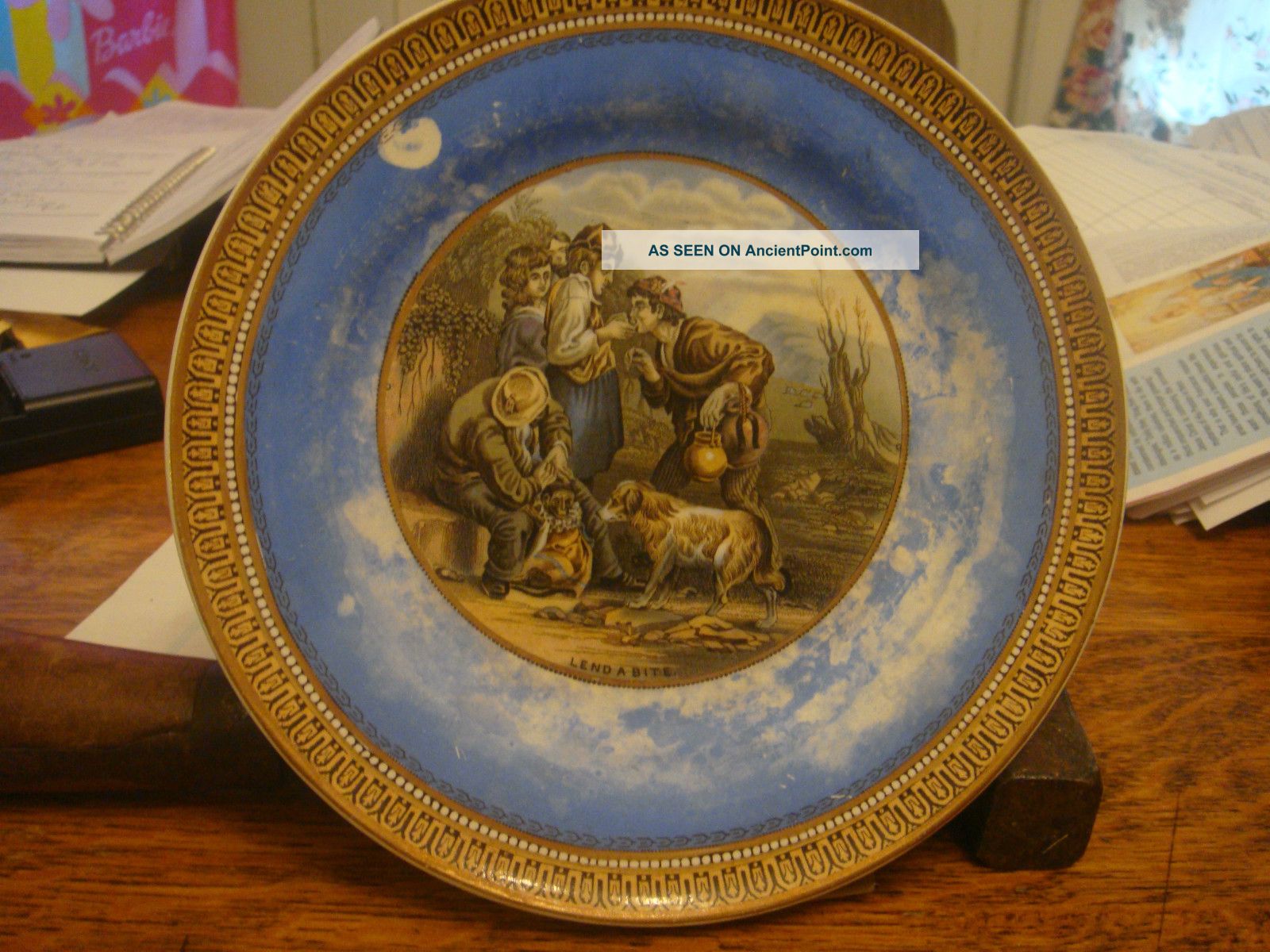 Gypsy Art,  Circa 1830,  Plate Entitled 