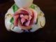 Antique Vintage Dresden Porcelain Candle Holders Flowers Excellent Cond. Candle Holders photo 4
