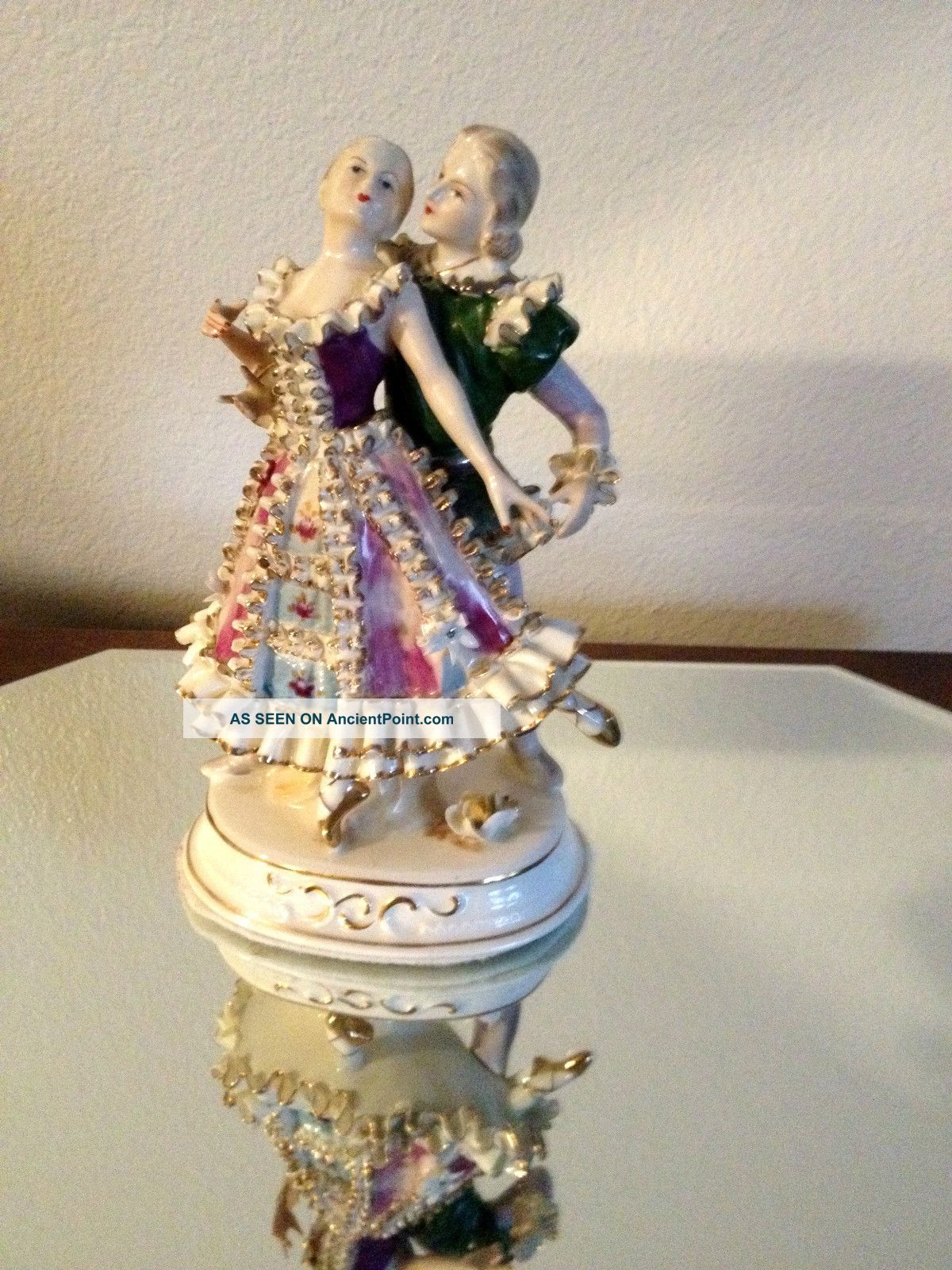 Vintage German Dancing Figurine Figurines photo