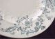 19c Victorian English Blue Transfer Floral Scroll Dessert Plate Butter Pats photo 4