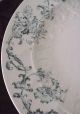 19c Victorian English Blue Transfer Floral Scroll Dessert Plate Butter Pats photo 6