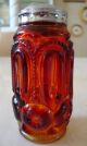 Depression Glass,  Cranberry Color,  Large Salt And Pepper Shakers Salt & Pepper Shakers photo 5