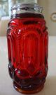 Depression Glass,  Cranberry Color,  Large Salt And Pepper Shakers Salt & Pepper Shakers photo 6