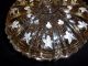 Vintage Hand Painted Glass Candy Dish With Lid Silver Inlay Dishes photo 2