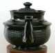 18th - 19th Century Antique Jackfield Black Earthenware Pottery English Teapot Teapots & Tea Sets photo 1
