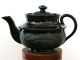 18th - 19th Century Antique Jackfield Black Earthenware Pottery English Teapot Teapots & Tea Sets photo 2