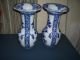 Antique Matched Pair Petrus Regout Vases Large & Gorgeous Mid 1800 ' S Vases photo 4