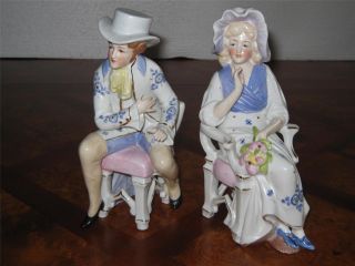 1880 ' S Signed Schneider & Cie Germany Pair Figurines Mint photo