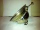 Antique Silver Plate Counter Hotel Call Service Desk Bell Metalware photo 2