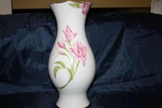 Givenchy Rose From Franklin Mint Fine Porcelain Vase photo