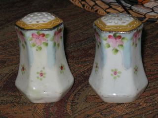 Porcelain Salt And Pepper Shakers,  Unmarked photo