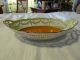 Antique Bavaria Rwc Lattice Type Orange Luster Ware Oval Dish Look Bowls photo 4