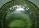 Vintage Green Glass Candy Bowl Made In Usa Pretty Nr Bowls photo 3