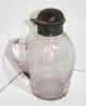 Antique Syrup Pitcher Old Pink Glass Pitchers photo 1