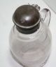 Antique Syrup Pitcher Old Pink Glass Pitchers photo 3