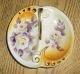 Vintage Floral Ceramic_decorative Divided Serving Plate_orange/purple/gold_dish Plates & Chargers photo 1