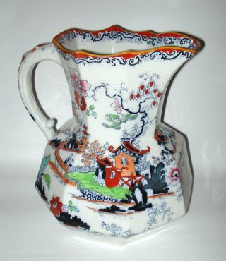 Antique Mason ' S Patent Ironstone China Porcelain Large 