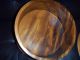 Teak Wood Handcarved Lazysusan Cake Plate Dish Cover Palmtrees Huts Animals $175 Other photo 4