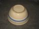 Yellowware Mixing Bowl With Blue & White Bands - 4 1/8 