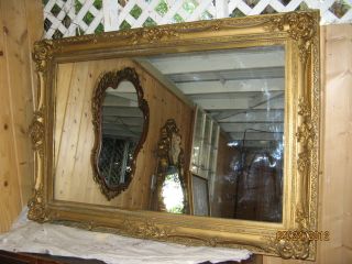 Gorgeous Mantle Mirror Gilded Baroque Style photo