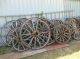 Antique Wooden Wagon Wheels Other photo 1