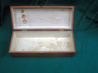 Curly/ Tiger Maple Wooden Box,  Pencil,  Weights,  Pens,  Candles photo