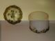 Antique Milk Glass Container Jar With Lid Jars photo 3