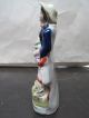 Antique Staffordshire Figurine Of Brother & Sister Execellent Condition 7 1/4 