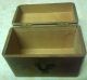Unique Antique Dovetailed Wooden Recipes Box With Metal Rooster. Boxes photo 2