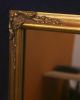 Ornate Gold Leaf Finished Corner Mirror Mirrors photo 2
