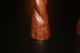 Antique Primitive Hand Carved Wooden Barley Twist Candle Stick Holders Primitives photo 7