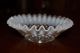 Vintage 40s Fenton Glass Opalescent Hobnail Candy Bowl Dish Bowls photo 6