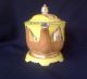 Luster Ware Teapot With Stand Hand Painted Japan 1920 ' S 1930 ' S Collectible Teapots & Tea Sets photo 2