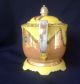 Luster Ware Teapot With Stand Hand Painted Japan 1920 ' S 1930 ' S Collectible Teapots & Tea Sets photo 3