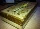 Antique Tissue Box Wooden Made In Italy Toleware photo 1