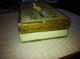 Antique Tissue Box Wooden Made In Italy Toleware photo 5