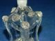 Antique Hand Blown Hour Glass Bottle With Stopper Bottles photo 4