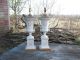 Vintage,  Classical Porcelain Urn Lamps,  White With Gold Trim Decorative Lamps Pair Lamps photo 10