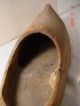 Antique Hand Carved Wood Shoe Holland Dutch Clog Patina Other photo 5