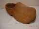 Antique Hand Carved Wood Shoe Holland Dutch Clog Patina Other photo 7