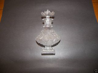 St.  Louis Mold Blown Perfume Bottle photo