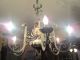Vintage Chandelier Lamp In Hand Painted Ceramic Made In Italy Lamps photo 5