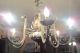 Vintage Chandelier Lamp In Hand Painted Ceramic Made In Italy Lamps photo 6