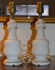 Vintage Bristol Glass Lamps With Gold Designs Lamps photo 2