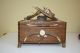 Antique Hand Made Ghost Elk Box Boxes photo 3